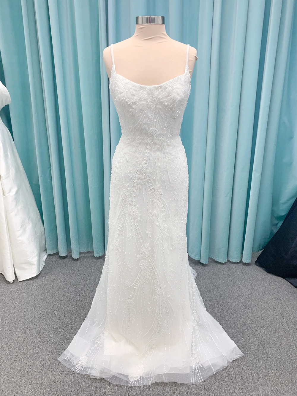 Morilee Style 1362 Tatianna Spaghetti Strap Fit and Flare Wedding Dress with
